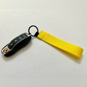Porsche 911 GT3 RS Door Pull Yellow Key Chain 991 997 996 964 Cayman